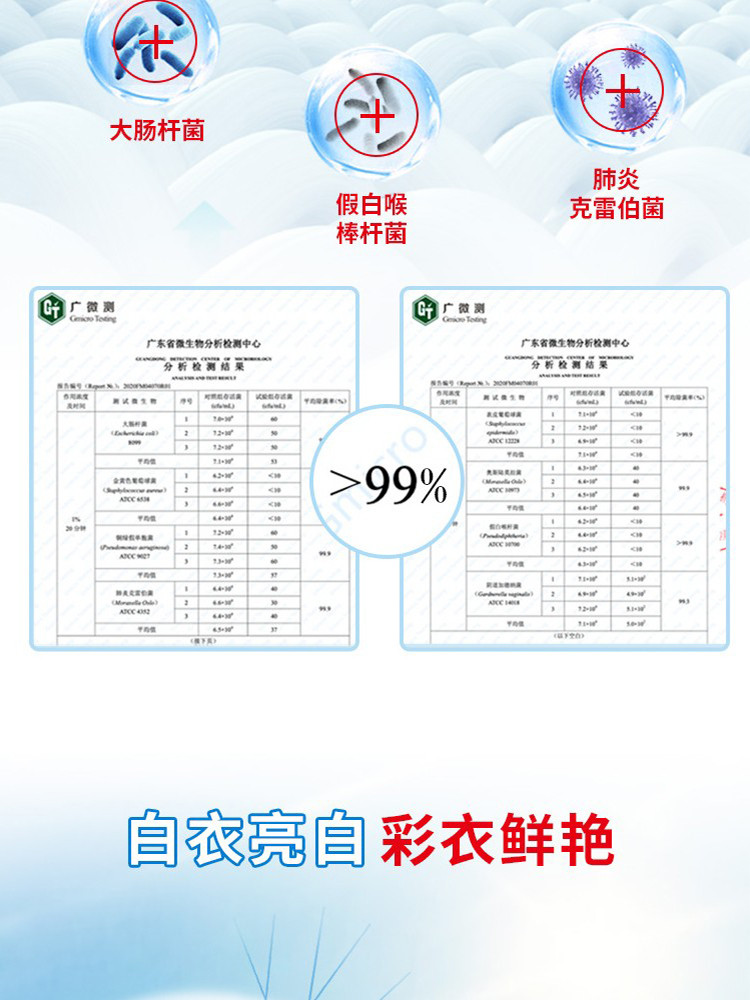 立白 超洁清新无磷型洗衣粉408g易漂无残留天然原料生产3倍清洁力