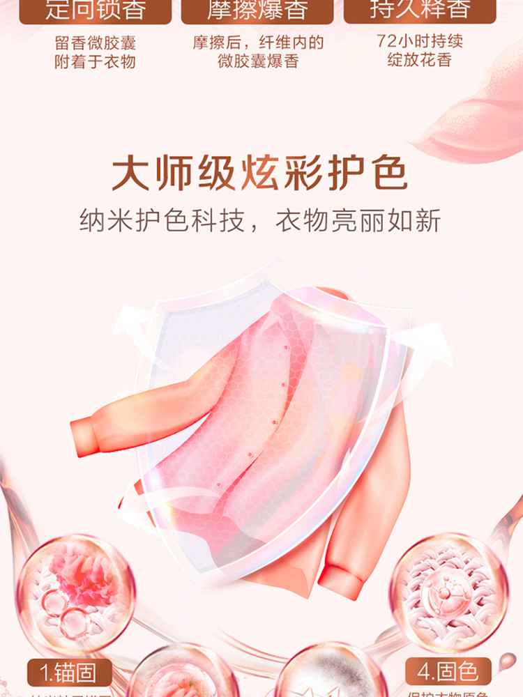 立白 大师香氛洗衣液1kg+500g*2+100g共2.1kg