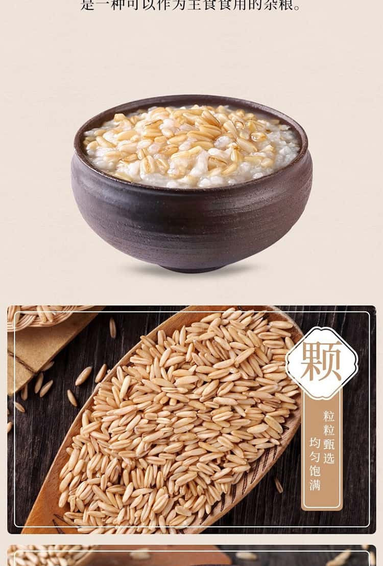 柴火大院 张家口燕麦1kg