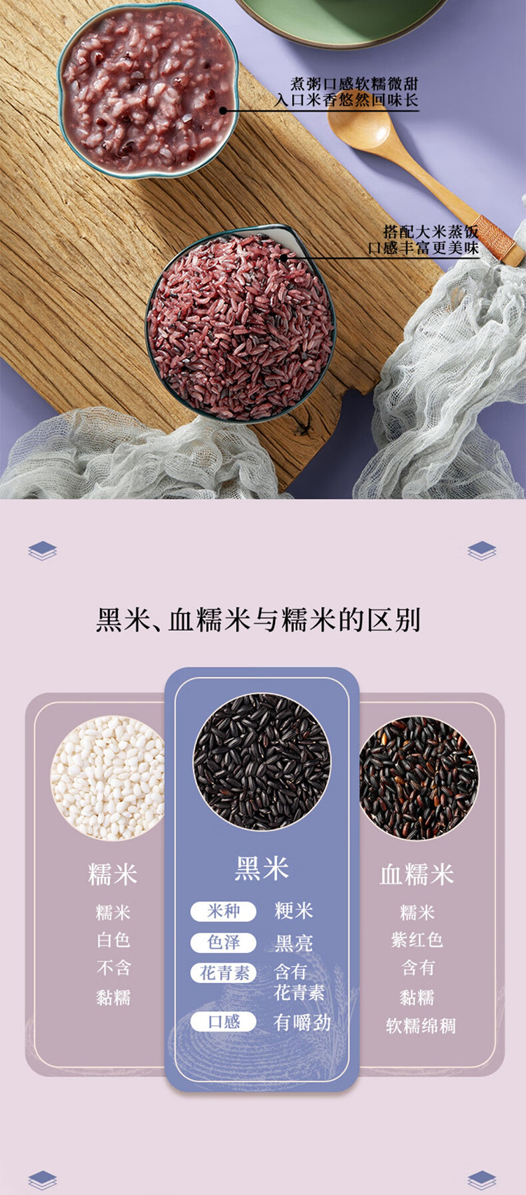 柴火大院 五常黑米1kg