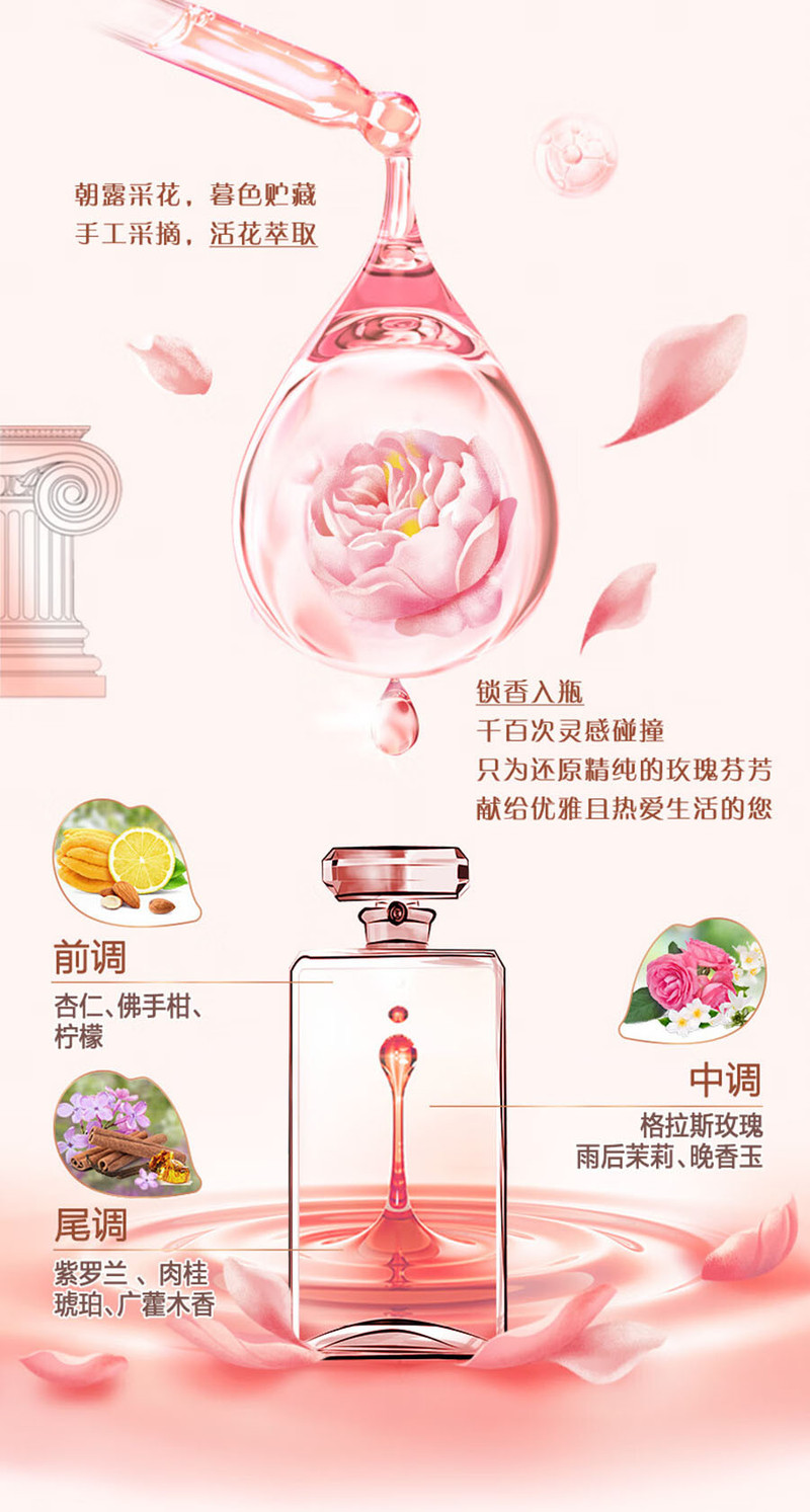 立白 大师香氛洗衣粉1.65kg+柔顺剂100g