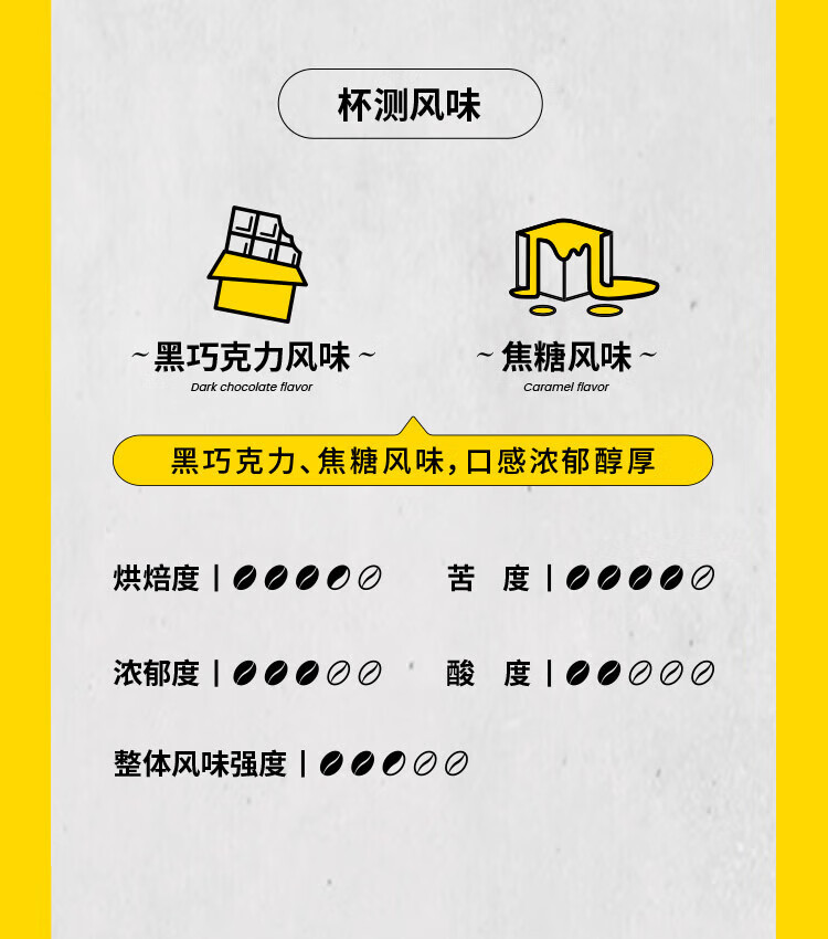 雀巢 咖啡豆深烘意式浓醇烘焙咖啡500g袋拼配手冲意式浓缩可现磨粉