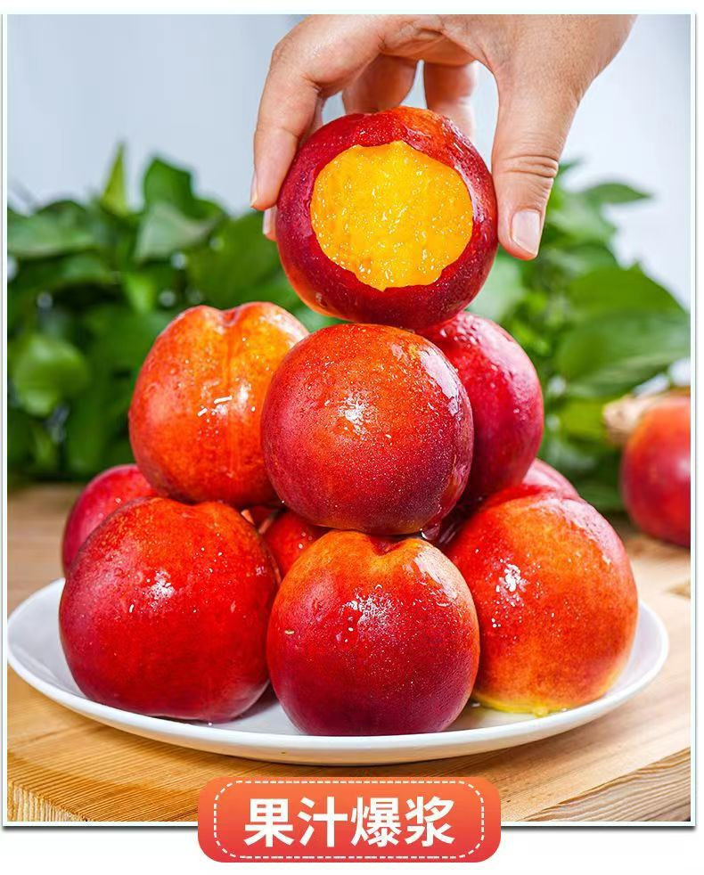 沃丰沃 【助农】现货黄心油桃5斤桃子应季当季新鲜水果整箱黄肉超甜脆桃