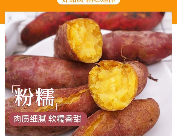 外婆喵 【助农】正宗南宁板栗红薯2斤新鲜地瓜蜜薯糖心农家自种