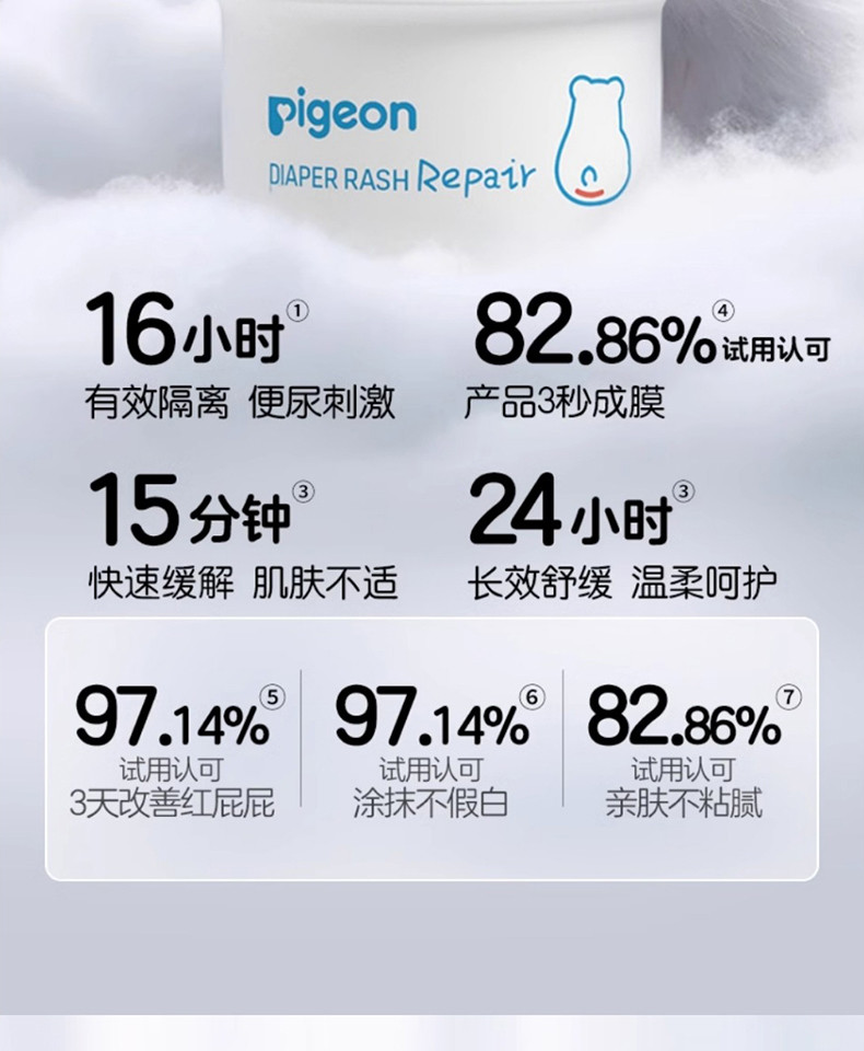 贝亲/PIGEON 婴儿植物舒缓护臀膏宝宝呵护红PP屁屁霜新生儿专用