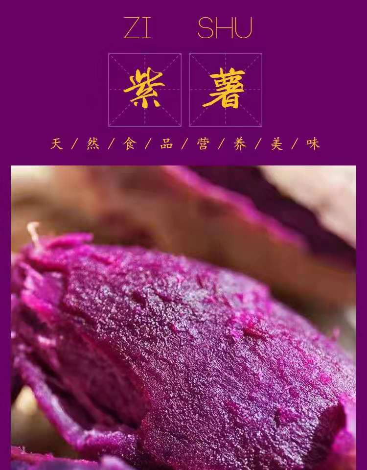 自产自销 【原产地】沙地紫薯新鲜紫罗兰蜜薯5斤中大果农家精品