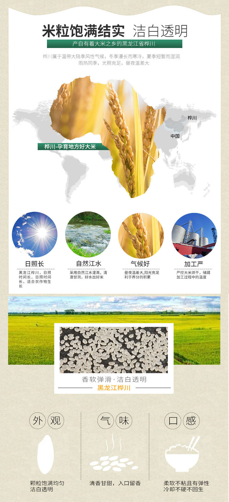 油汪汪 2024年大米【1000g】东北珍珠贡米充氮保鲜米黑龙江大米
