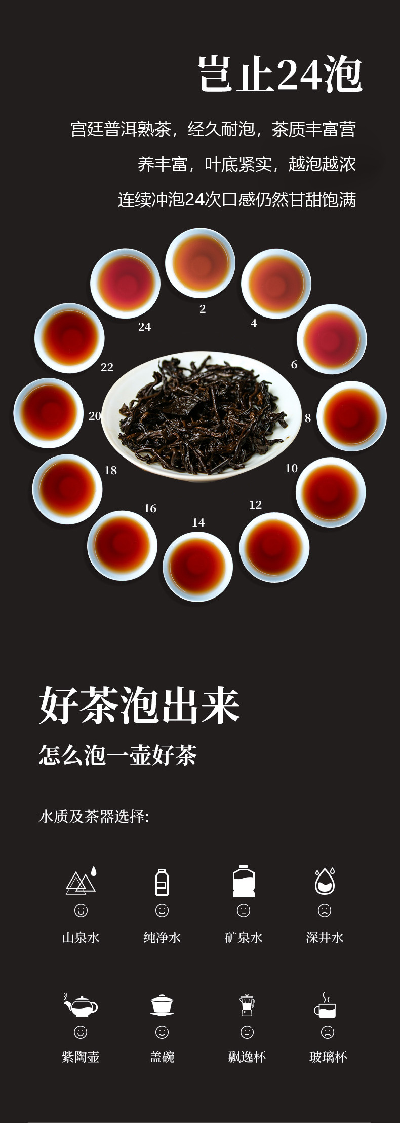 汪府制茶 宫廷熟茶普洱茶（熟茶）