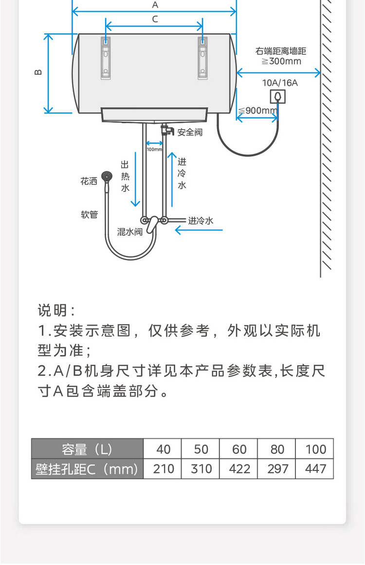 美的/MIDEA 家用50升储水式稀土镁棒珐琅内胆F5025-ME4(HE)