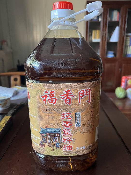 福香门 纯香菜籽油5L