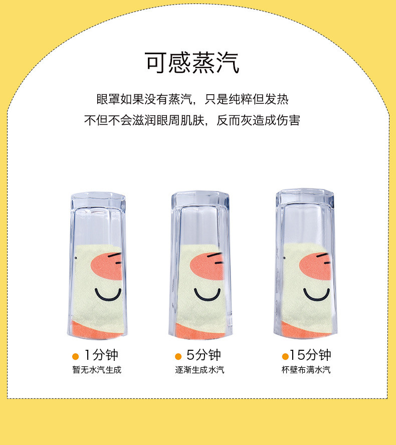 健古通 蒸汽眼罩眼贴疲劳眼干眼涩视力模糊睡眠用加热发热A1101