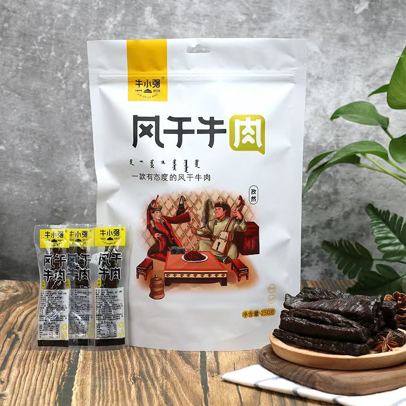 天牧朔方 牛小强 牛肉干250g