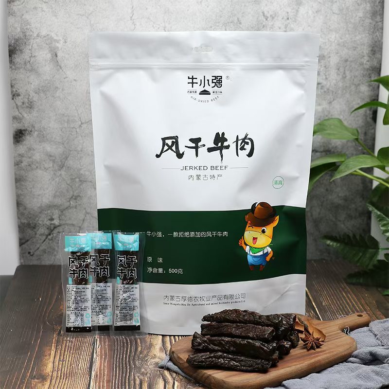 天牧朔方 牛小强 牛肉干500克