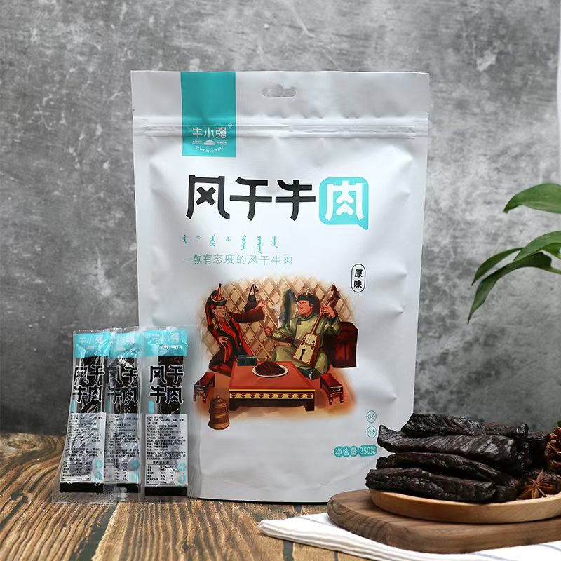 天牧朔方 牛小强 牛肉干250g