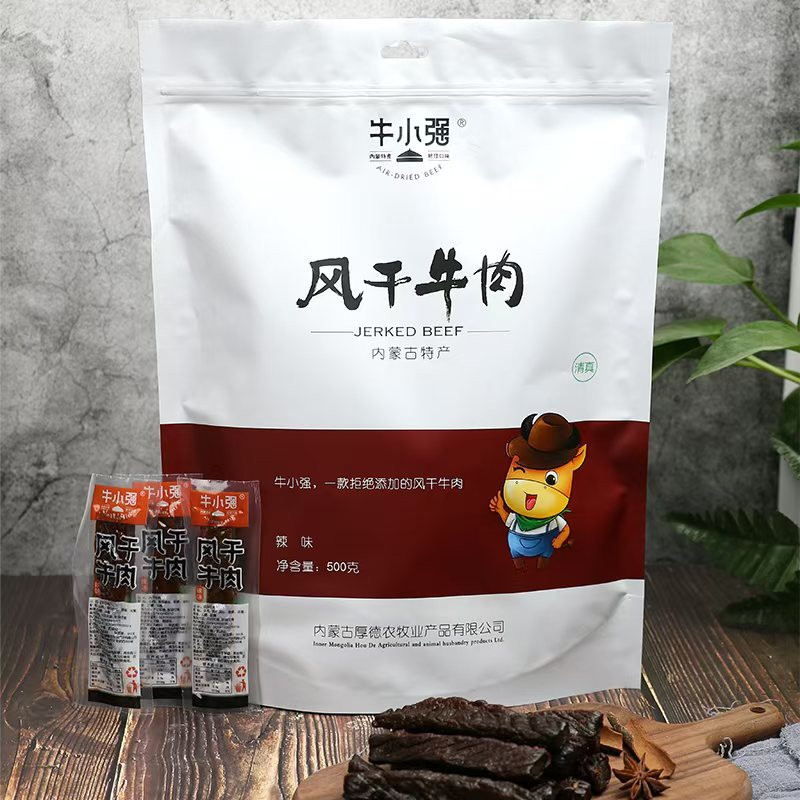 天牧朔方 牛小强 牛肉干500克