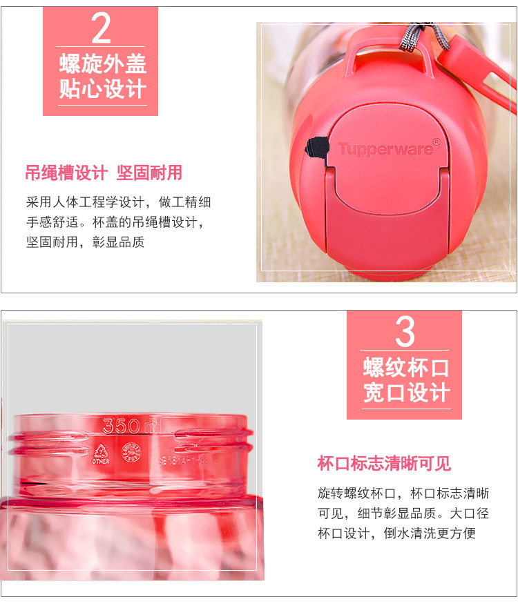 特百惠 Tupperware 350ml CC企鹅杯