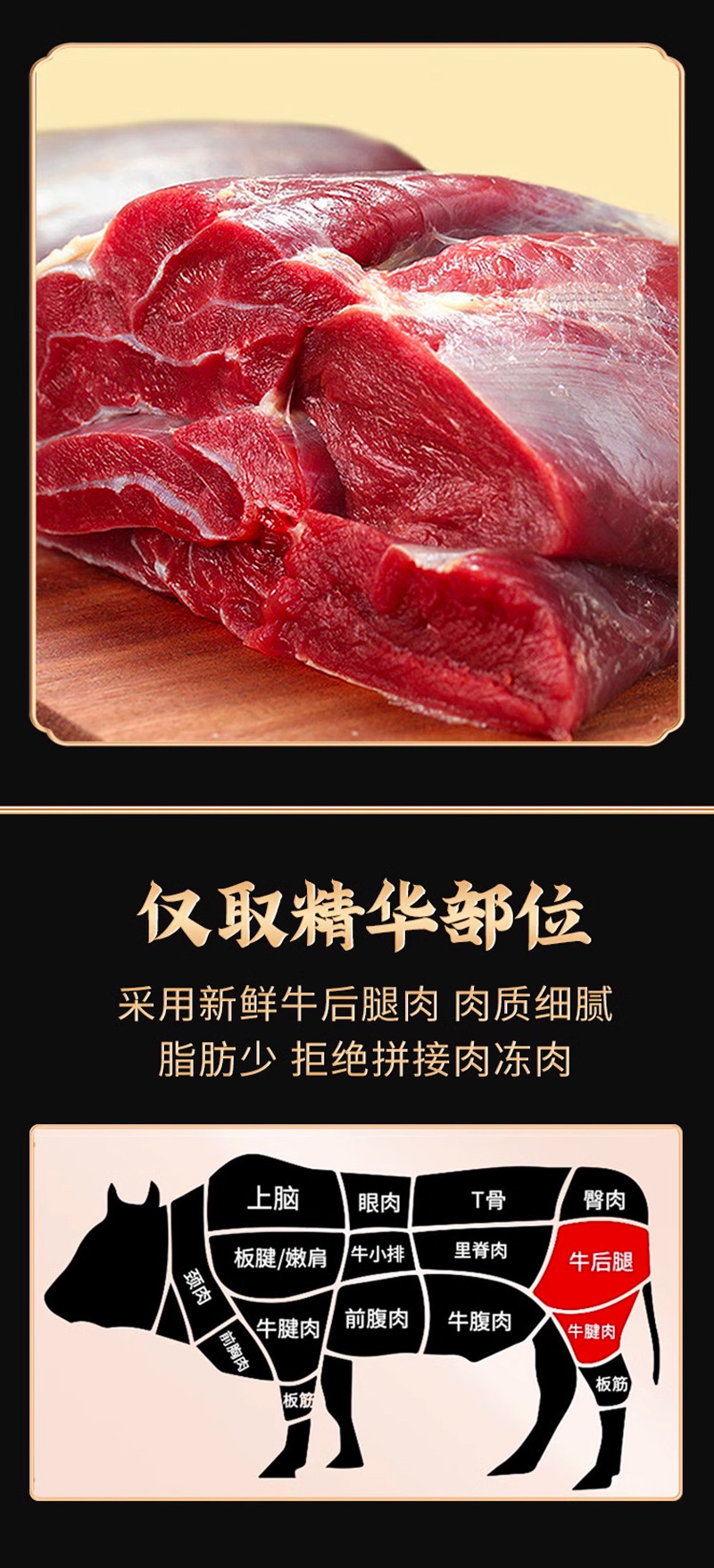 象雄霍尔 手撕牦牛肉 五香味