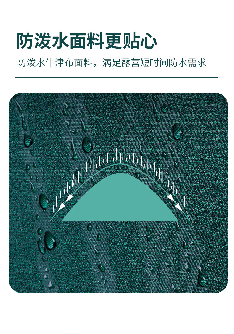 何大屋 全自动户外帐篷防雨户外双人双层免搭建露营野营3-4人