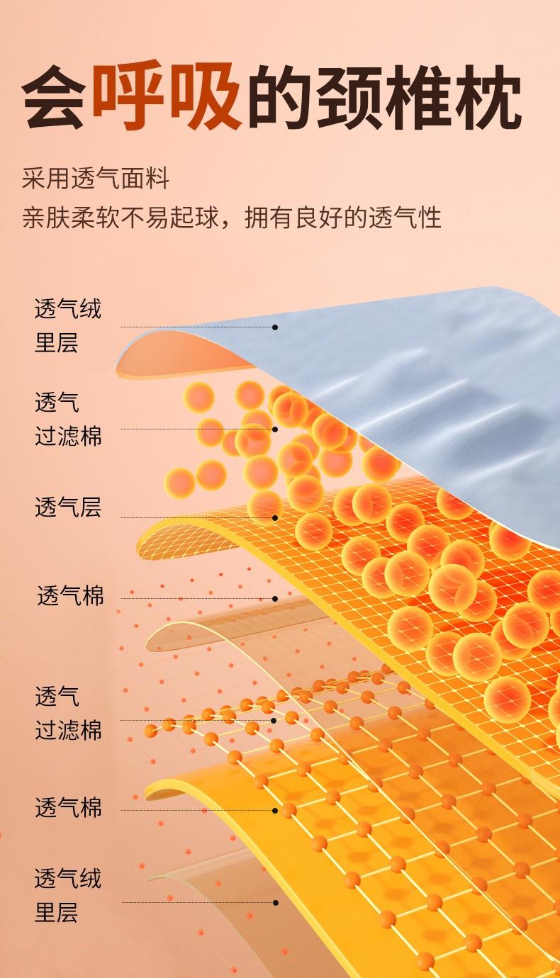 和正/HEZHENG 颈椎按摩器枕颈振动按摩仪护颈仪多功能办公家用商务旅行便携U型