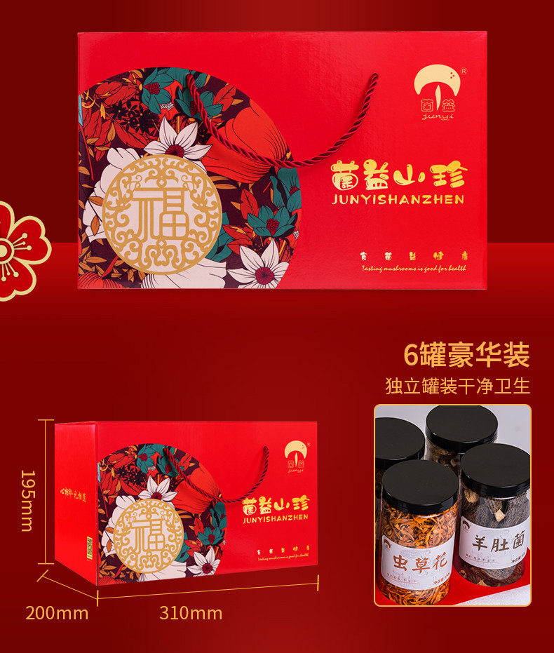 菌益 菌菇南北干货礼盒