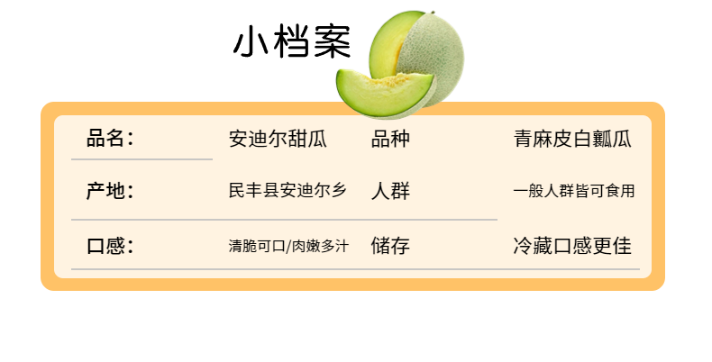 农家自产 新疆和田民丰县安迪尔乡甜瓜青麻皮甜瓜原产地直发航空发货