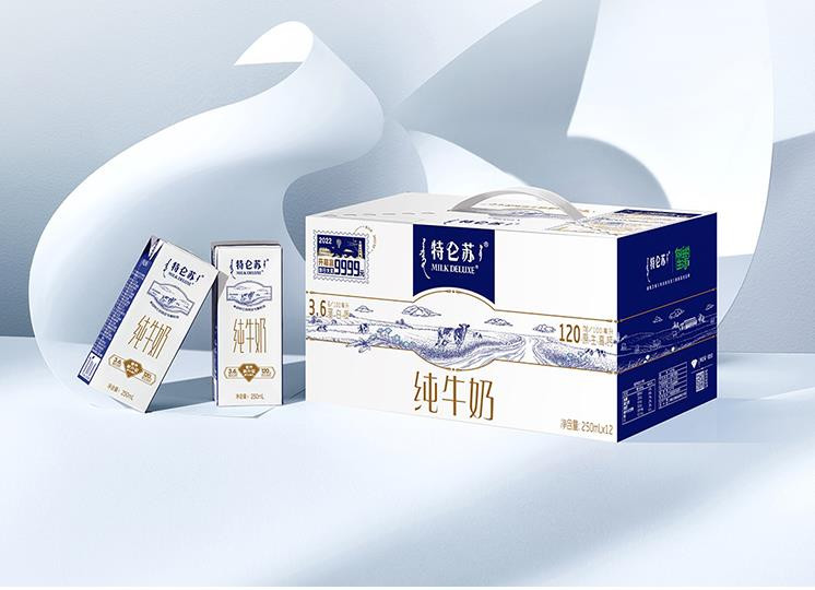 蒙牛 特仑苏纯牛奶苗条装250ml×12盒