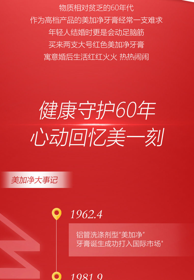 美加净/maxam 90克美加净牙膏（60周年限定版）