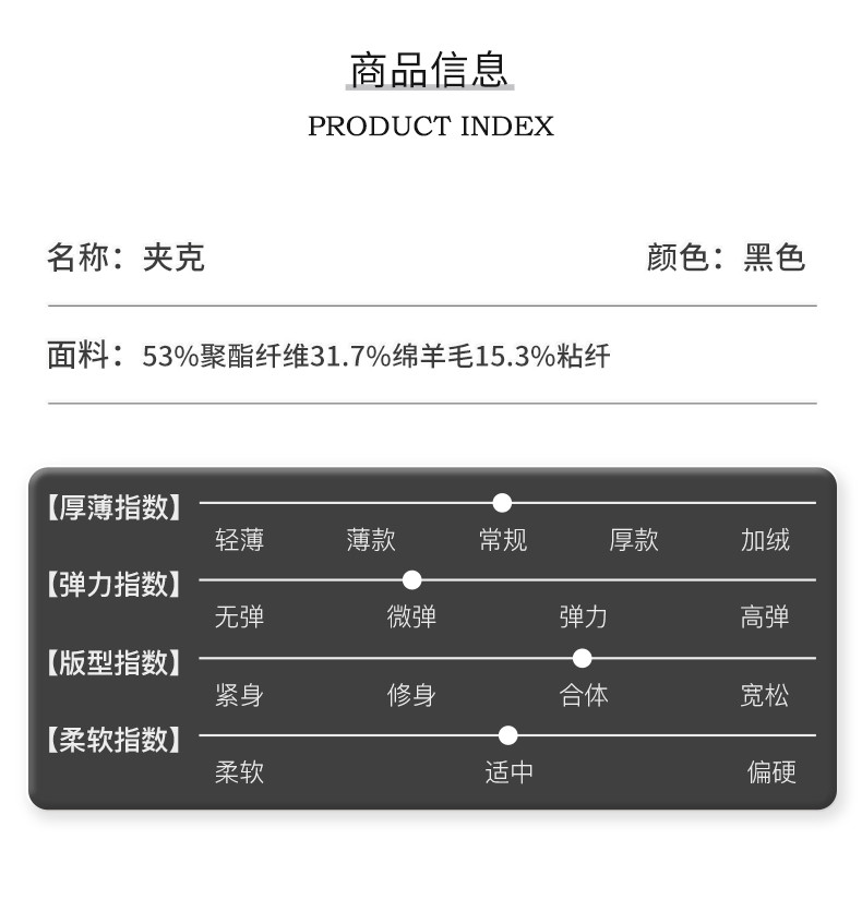 才子 男装工装棉服男2023冬季新款夹克羊毛外套