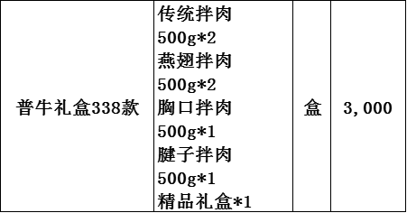 黑牛 普牛礼盒6盒过年礼盒