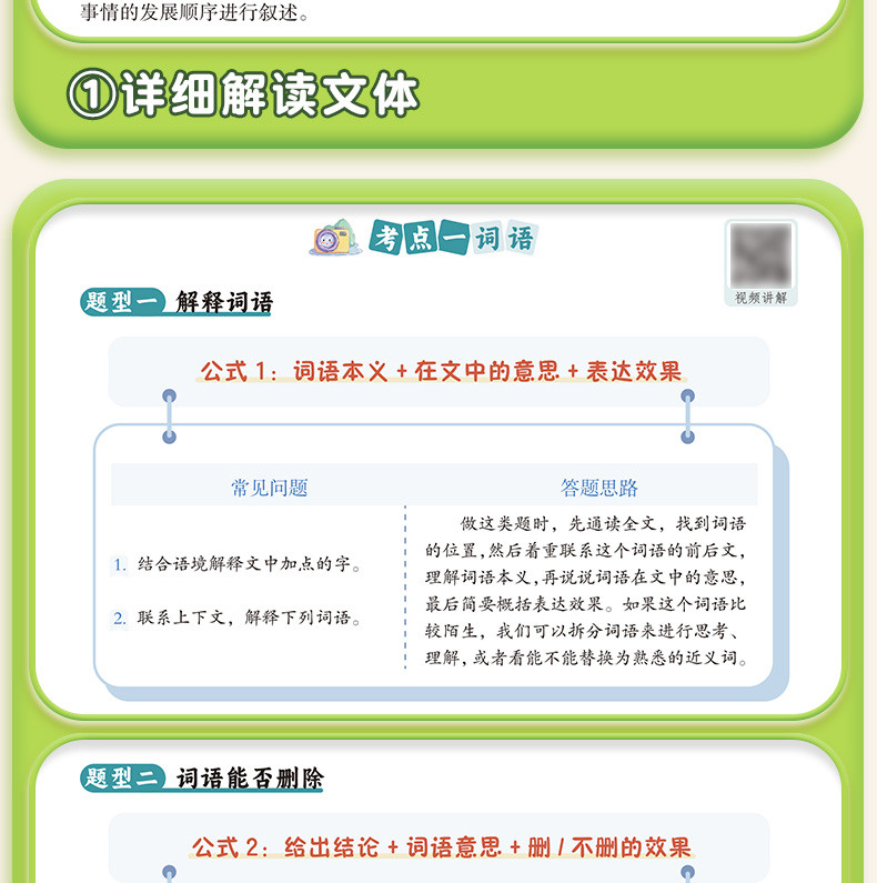 斗半匠 阅读理解公式法小学语文答题模板一二三四五六年级万能解题大全