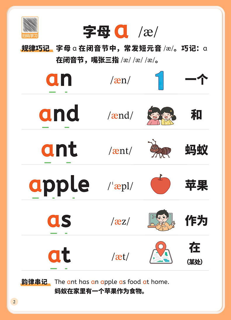 斗半匠 小学英语自然拼读记单词语法句式一本通零基础入门教材汇总表