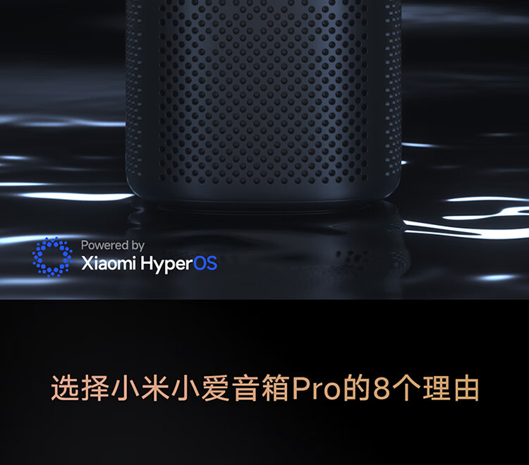 小米 小爱音箱 Pro 黑色 小爱同学智能音箱 智能设备控制