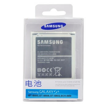 SAMSUNG三星 S4 原装电池 适用于三星I9500/I9508/I959/I9502/9508v/9507v/G7106/G7108/G7109（黑色）