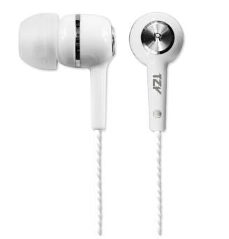 桐之音（TZY） E100 入耳式线控耳机耳塞(白色)