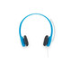 罗技 H150 耳机 立体声耳麦 降噪麦克风 线控调节音量大小(蓝)