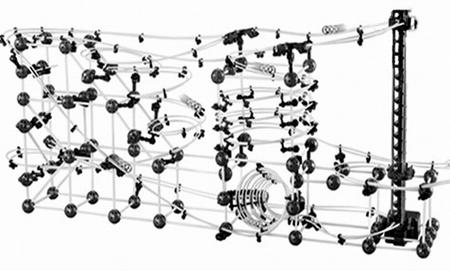 百变轨道王新款云霄飞车太空轨道（529PCS拼装）