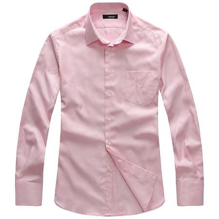 莱斯玛特 lesmart  新款 男式修身衬衫 纯棉长袖衬衣 SW14165图片