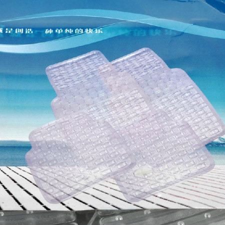 晶臣 PVC汽车脚垫 防冻防水透明脚垫 汽车防滑通用脚垫 汽车塑料脚垫图片