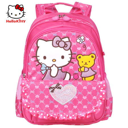 Hello Kitty漂亮花边小学生书包卡通双肩书包CC-HK3084图片