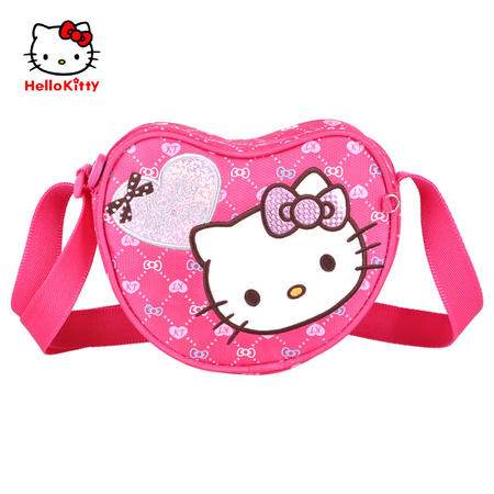 Hello Kitty凯蒂猫儿童斜挎包心形单肩包CC-HK3082图片