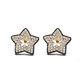 PIN·S/品尚 韩版时尚饰品 女生耳钉耳环耳饰五角星造型--繁星