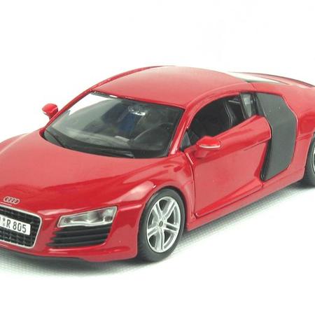 美驰图1:24 奥迪 Audi R8 31281 金属仿真汽车模型 红色图片