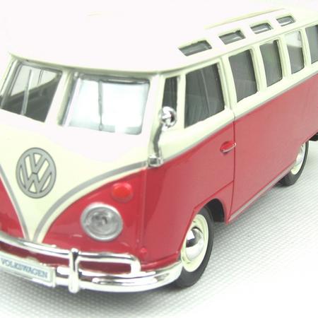 美驰图1:25 大众 面包车 volkswagen van samba 31956 金属仿真模型  红色图片