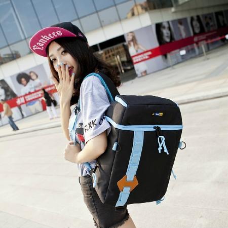 鹰冠韩版双肩包学院风中学生书包男女时尚背包旅行包运动电脑包YG085图片