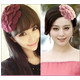 韩版大花朵帽子发箍 玫瑰宽边头箍头饰发饰发卡B104