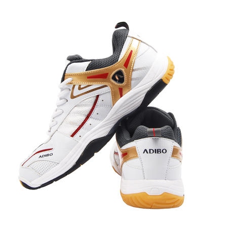 艾迪宝 ADIBO  羽鞋 S 105-03 白/红 专业羽毛球鞋 运动鞋 透气舒适 防滑耐磨 防震图片