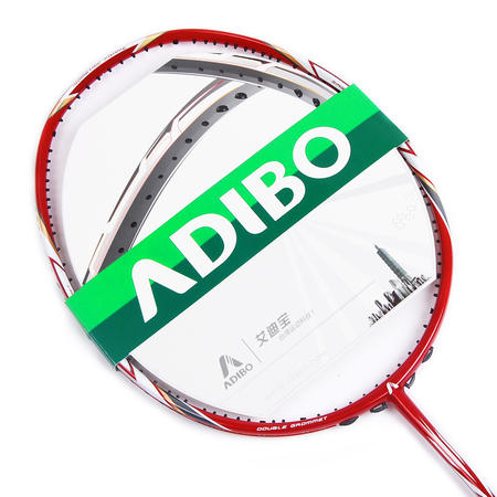 艾迪宝 ADIBO 羽毛球拍 正品 日本原装 三菱钛丝中管 全碳素羽拍 XT5000 进攻型 40磅高拉力 可拉40磅图片