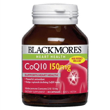 Blackmores Co Enzyme Q10 150mg 心脏宝辅酶Q10 30粒 X 2