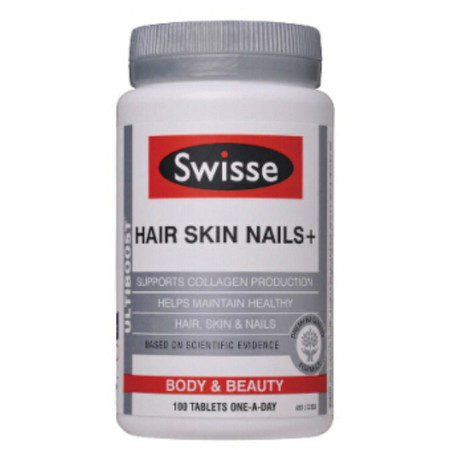 Swisse Hair Skin Nails 活力胶原蛋白片 100粒 X 2