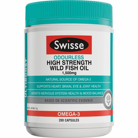 Swisse 深海鱼油软胶囊1500mg 200粒图片